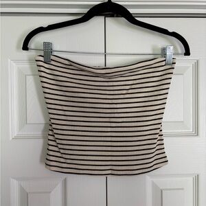 JCREW Striped Strapless Women's Top